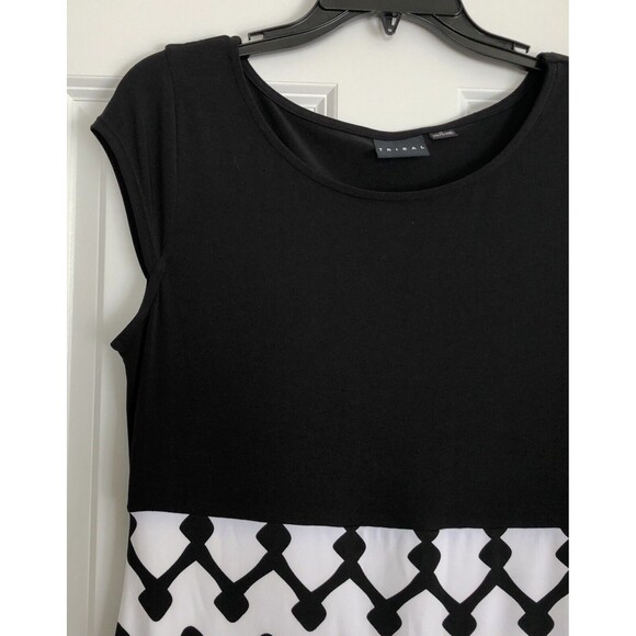 Tribal Women's Dresses Size Medium Pull Over, Cap Sleeves, Crew neck, Career - Picture 6 of 9